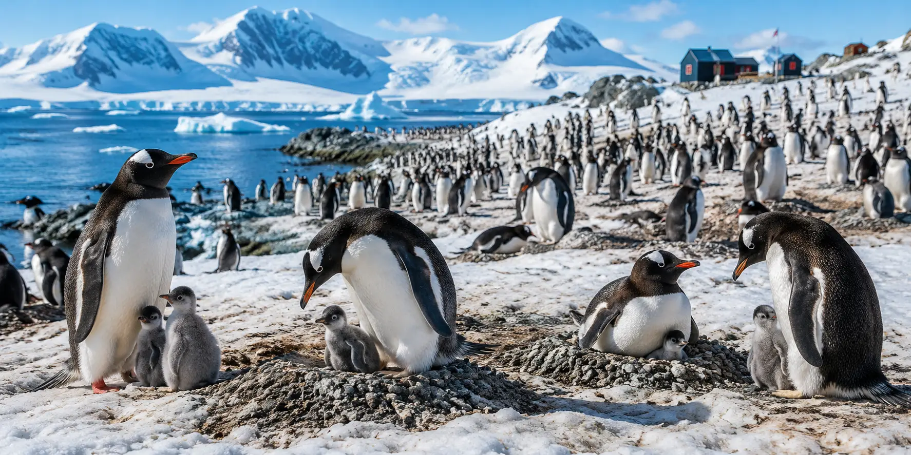 Life Inside a Penguin Colony Explore Antarctica and Arctic with