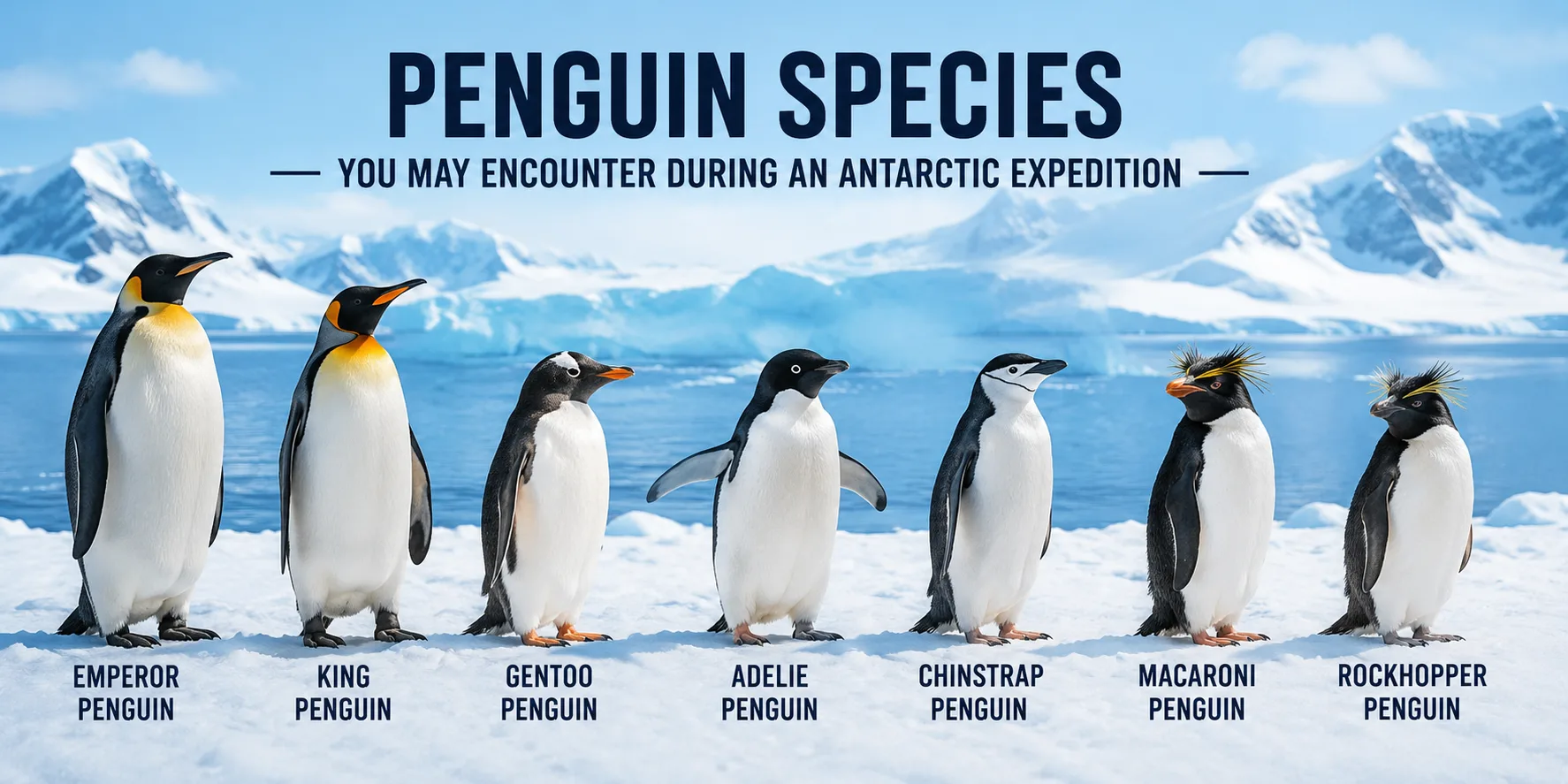 Penguin Species You May Encounter During an Antarctic Expedition Explore Antarctica and Arctic with